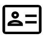 Contact card icon
